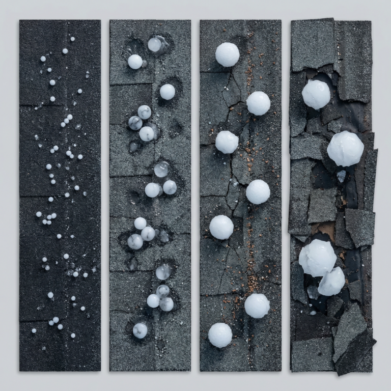 Hail Size Chart: What Each Size Does to Battlefield Roofs